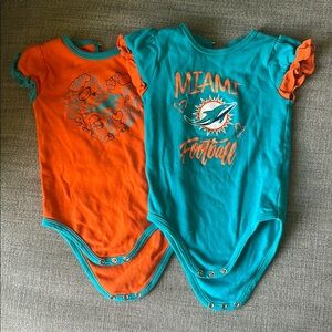 Bodysuits for little Dolphins fans